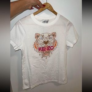 KENZO tshirt. Tiger print 100%cotton tshirt from KENZO